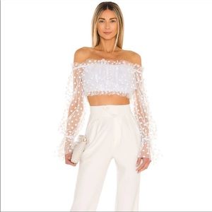 MAGORELLE off the shoulder top NWT